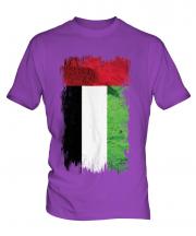 United Arab Emirates Grunge Flag Mens T-Shirt