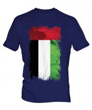 United Arab Emirates Grunge Flag Mens T-Shirt