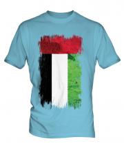 United Arab Emirates Grunge Flag Mens T-Shirt
