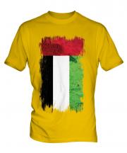 United Arab Emirates Grunge Flag Mens T-Shirt