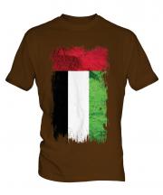 United Arab Emirates Grunge Flag Mens T-Shirt