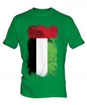 United Arab Emirates Grunge Flag Mens T-Shirt