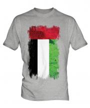 United Arab Emirates Grunge Flag Mens T-Shirt