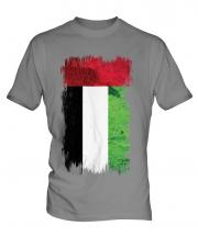 United Arab Emirates Grunge Flag Mens T-Shirt