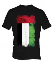 United Arab Emirates Grunge Flag Mens T-Shirt