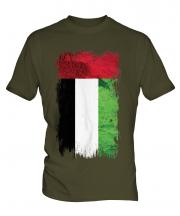 United Arab Emirates Grunge Flag Mens T-Shirt