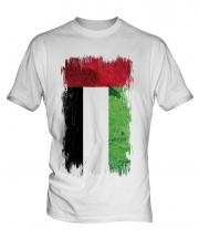 United Arab Emirates Grunge Flag Mens T-Shirt