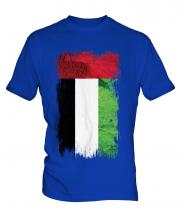 United Arab Emirates Grunge Flag Mens T-Shirt