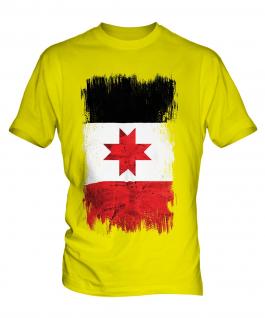 Udmurtia Grunge Flag Mens T-Shirt