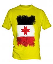 Udmurtia Grunge Flag Mens T-Shirt