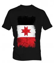 Udmurtia Grunge Flag Mens T-Shirt