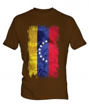 Venezuela Grunge Flag Mens T-Shirt