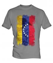 Venezuela Grunge Flag Mens T-Shirt