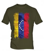 Venezuela Grunge Flag Mens T-Shirt