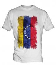 Venezuela Grunge Flag Mens T-Shirt