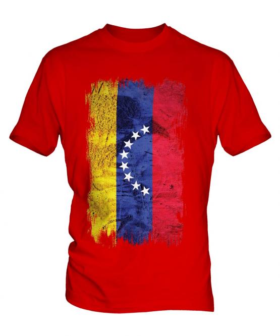 Venezuela Grunge Flag Mens T-Shirt