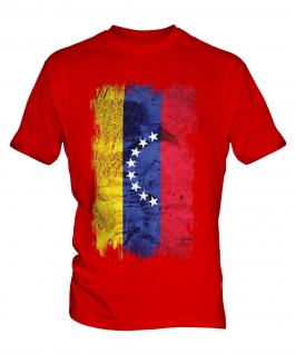 Venezuela Grunge Flag Mens T-Shirt