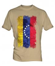 Venezuela Grunge Flag Mens T-Shirt