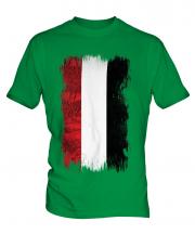 Yemen Grunge Flag Mens T-Shirt
