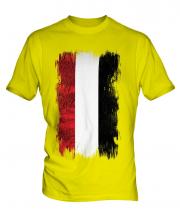 Yemen Grunge Flag Mens T-Shirt