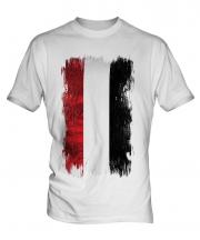 Yemen Grunge Flag Mens T-Shirt