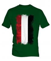 Yemen Grunge Flag Mens T-Shirt