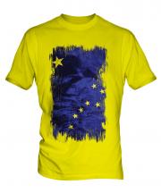 Alaska State Grunge Flag Mens T-Shirt