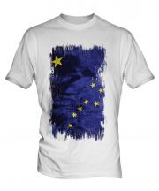 Alaska State Grunge Flag Mens T-Shirt