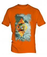 Delaware State Grunge Flag Mens T-Shirt