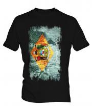 Delaware State Grunge Flag Mens T-Shirt