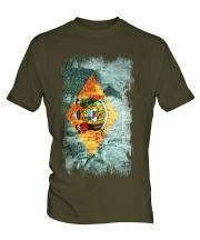 Delaware State Grunge Flag Mens T-Shirt