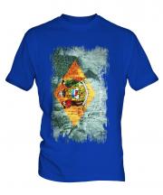 Delaware State Grunge Flag Mens T-Shirt