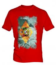 Delaware State Grunge Flag Mens T-Shirt