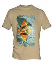 Delaware State Grunge Flag Mens T-Shirt