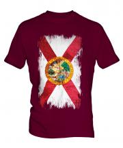 Florida State Grunge Flag Mens T-Shirt