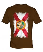 Florida State Grunge Flag Mens T-Shirt