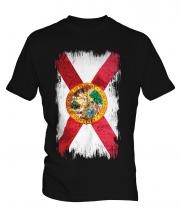 Florida State Grunge Flag Mens T-Shirt