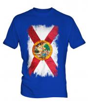 Florida State Grunge Flag Mens T-Shirt