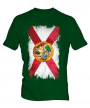 Florida State Grunge Flag Mens T-Shirt