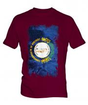 Kentucky State Grunge Flag Mens T-Shirt