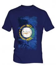 Kentucky State Grunge Flag Mens T-Shirt