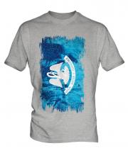 Louisiana State Grunge Flag Mens T-Shirt