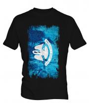 Louisiana State Grunge Flag Mens T-Shirt