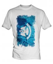 Louisiana State Grunge Flag Mens T-Shirt