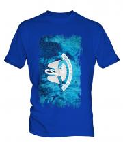 Louisiana State Grunge Flag Mens T-Shirt