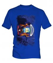 Michigan State Grunge Flag Mens T-Shirt