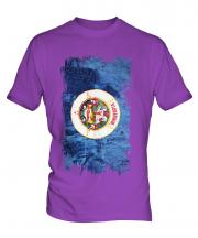 Minnesota State Grunge Flag Mens T-Shirt