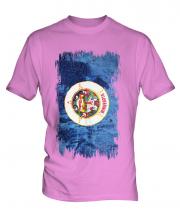 Minnesota State Grunge Flag Mens T-Shirt