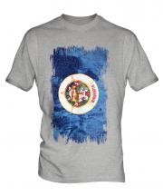 Minnesota State Grunge Flag Mens T-Shirt
