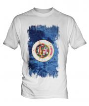 Minnesota State Grunge Flag Mens T-Shirt